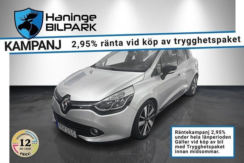 Silver Begagnad 2014 Renault Clio GrandTour Kombi | 79 900 kr (Marknadspris) - Bild 1/2