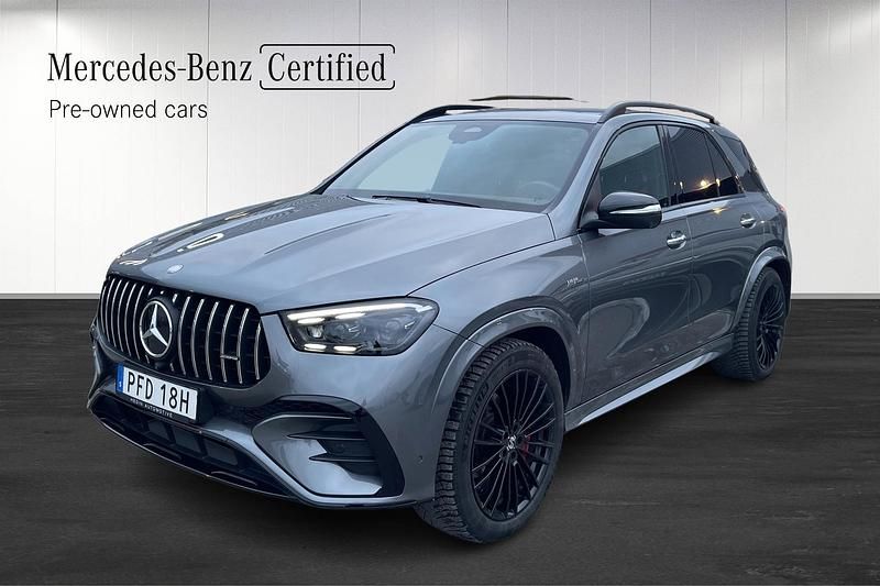 Grå Begagnad 2024 Mercedes GLE53 AMG AMG SUV | 1 249 900 kr - Bild 1/4