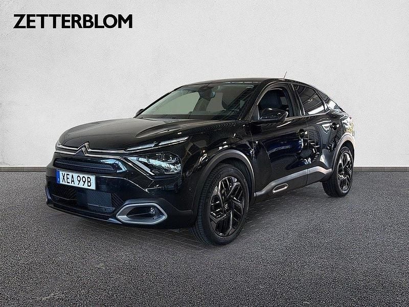 Svart Begagnad 2021 Citroën C4 Shine Halvkombi | 209 900 kr (Marknadspris) - Bild 1/4