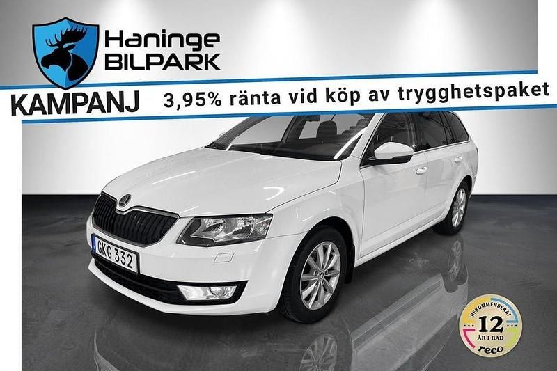 Vit Begagnad 2014 Skoda Octavia Kombi | 99 995 kr (Marknadspris) - Bild 1/2