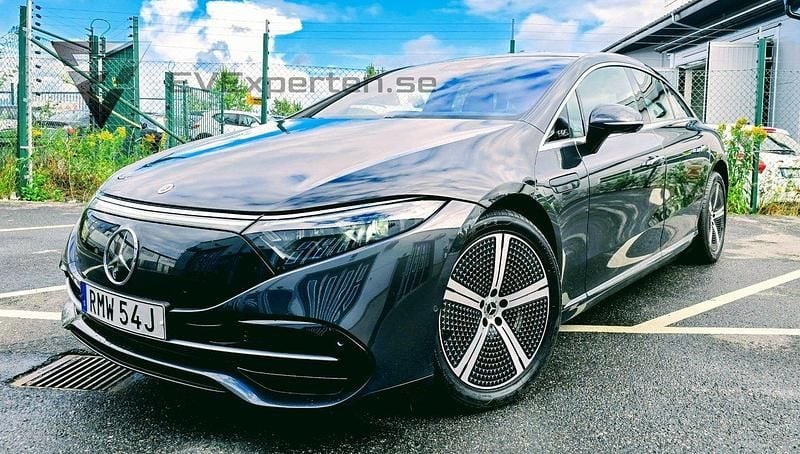 Grå Begagnad 2021 Mercedes EQS450+ Avantgarde Halvkombi | 539 000 kr - Bild 1/4