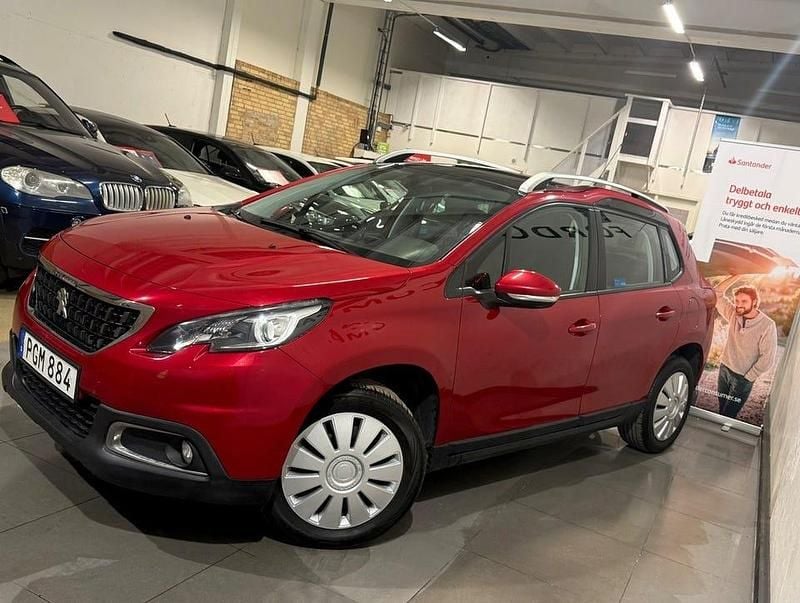 Begagnad Peugeot 2008 Active 82 HK (60 kW) 2017 Röd SUV