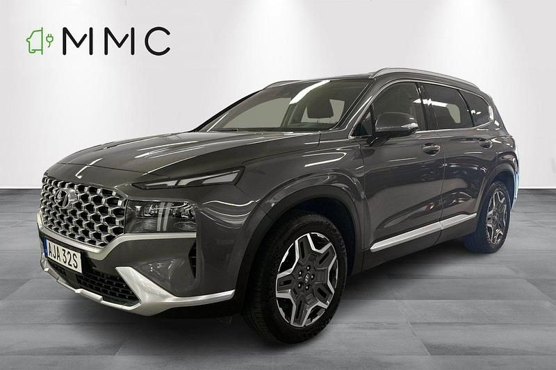 Grå Begagnad 2023 Hyundai Santa Fe Advanced SUV | 479 000 kr (Lite dyr) - Bild 1/4