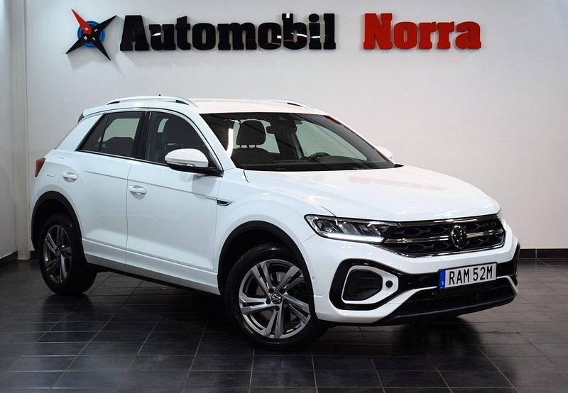 Vit Begagnad 2023 VW T-Roc R-line SUV | 264 900 kr - Bild 1/2