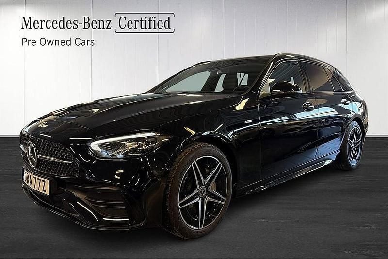 Begagnad Mercedes C300e AMG 317 HK (233 kW) 2025 Svart Kombi