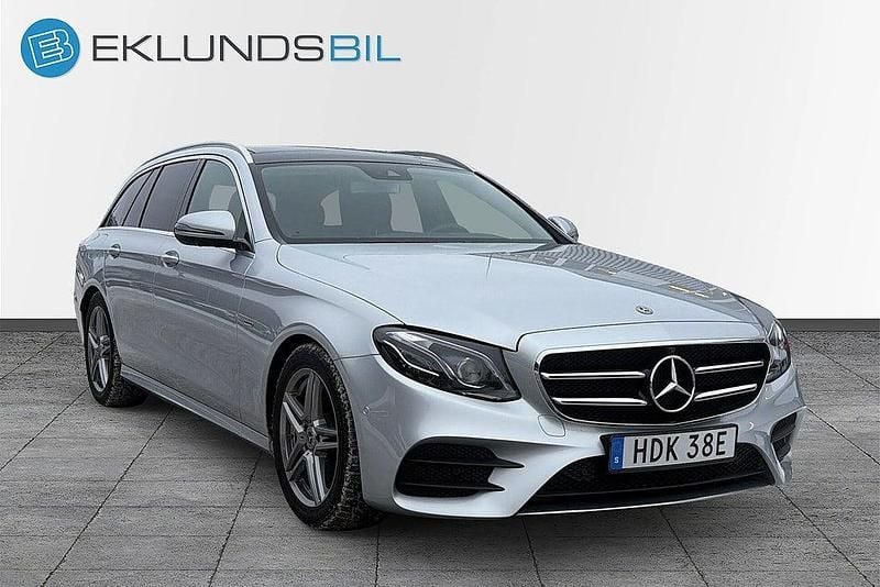 Begagnad Mercedes E200 AMG line 160 HK (117 kW) 2019 Silver Kombi