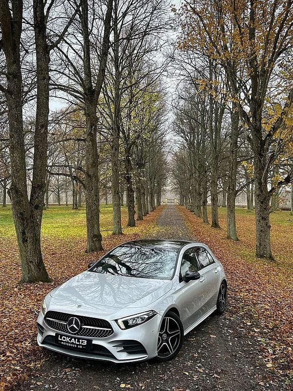 Begagnad Mercedes A180 AMG 116 HK (85 kW) 2018 Silver Halvkombi
