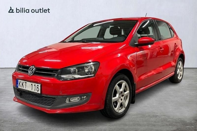 Röd Begagnad 2010 VW Polo Halvkombi | 54 000 kr (Bra pris) - Bild 1/4
