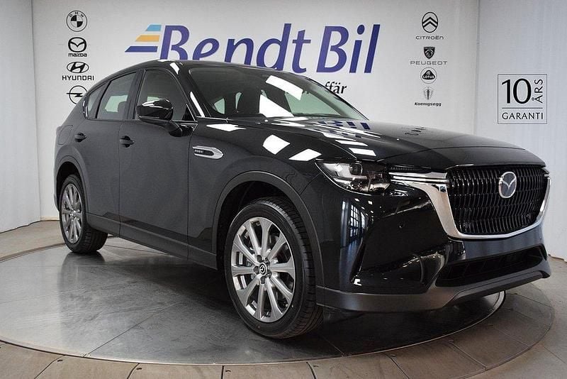 Svart (jet black) Ny 2025 Mazda CX-60 Exclusive-Line SUV | 571 900 kr (Marknadspris) - Bild 1/3