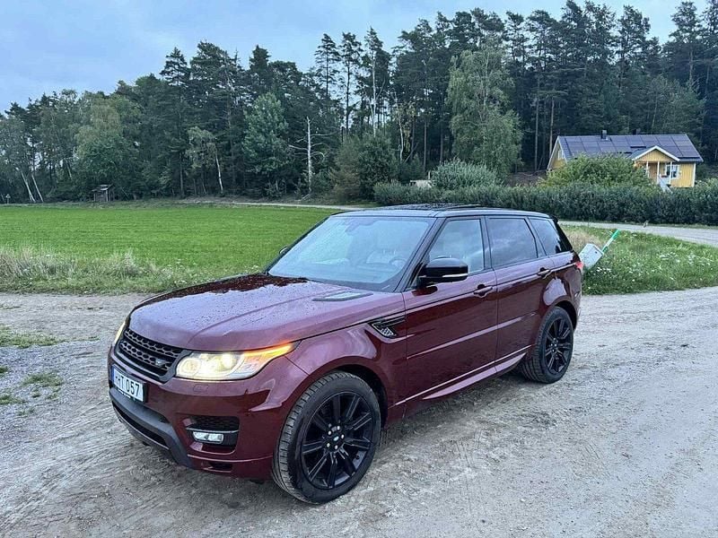 Röd Begagnad 2015 Land Rover Range Rover Sport SUV | 305 000 kr (Marknadspris) - Bild 1/4