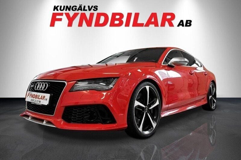 Röd Begagnad 2013 Audi RS7 Halvkombi | 449 900 kr - Bild 1/3