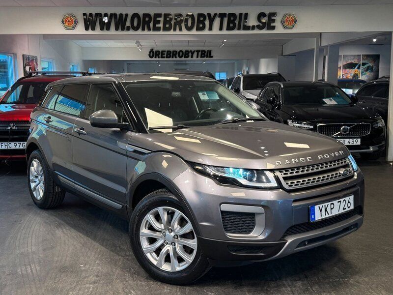 Grå Begagnad 2017 Land Rover Range Rover evoque S SUV | 229 800 kr (Marknadspris) - Bild 1/4