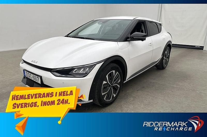 Vit Begagnad 2023 Kia EV6 Plus SUV | 378 900 kr (Bra pris) - Bild 1/3