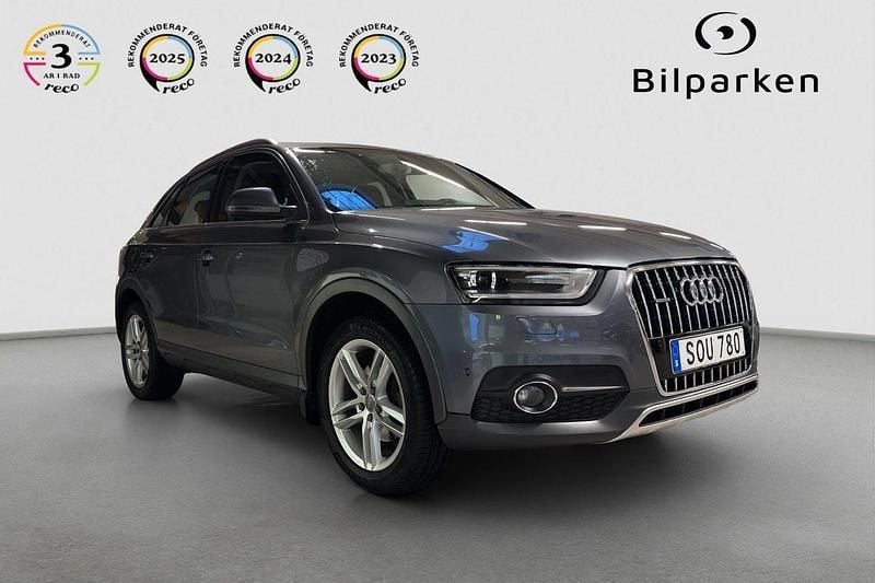 Grå Begagnad 2014 Audi Q3 SUV | 179 990 kr (Marknadspris) - Bild 1/4