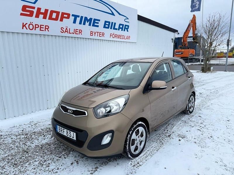 Begagnad Kia Picanto 86 HK (63 kW) 2013 Brun Halvkombi