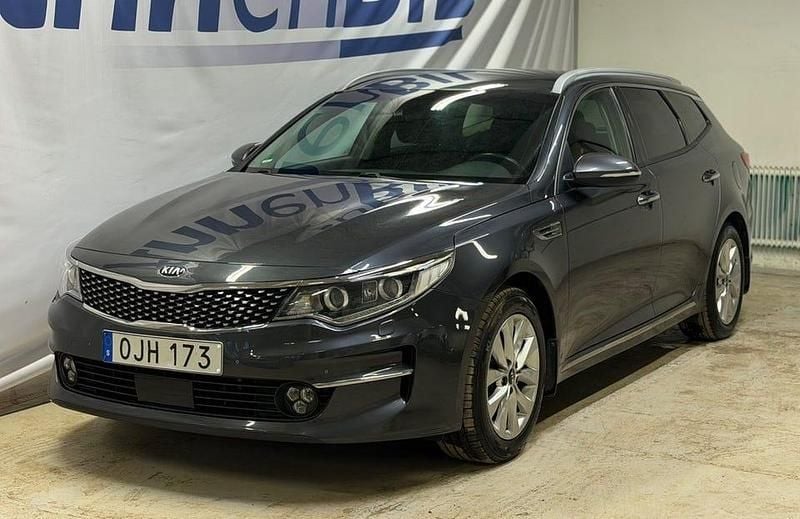 Begagnad Kia Optima Comfort 141 HK (103 kW) 2016 Grå Kombi