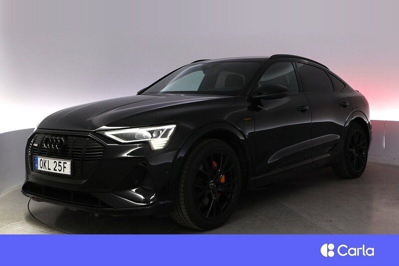Svart Begagnad 2022 Audi e-tron Sportback S-Line SUV | 461 900 kr (Marknadspris) - Bild 1/4