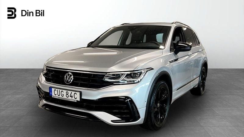 Silver Begagnad 2021 VW Tiguan R-line SUV | 354 900 kr (Lite dyr) - Bild 1/4