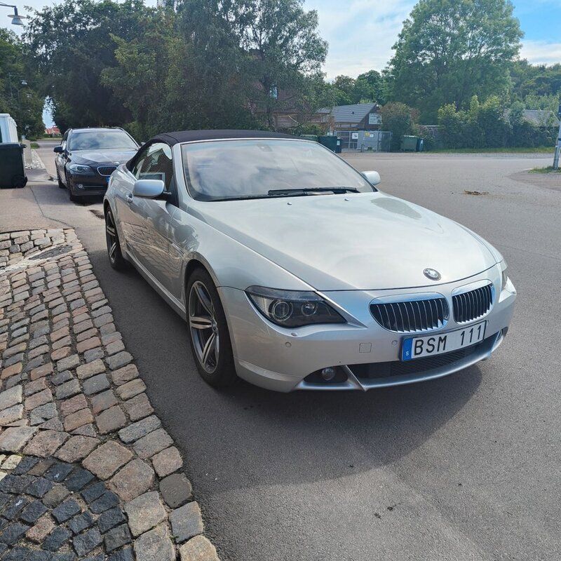 Silver Begagnad 2004 BMW 645 Cabriolet Cab | 199 000 kr - Bild 1/4