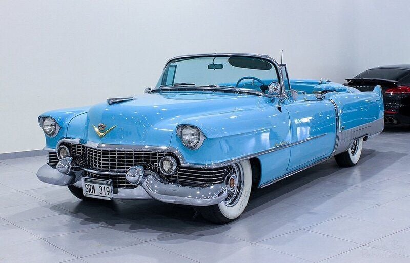 Ljusblå Begagnad 1954 Cadillac Eldorado Sportkupé | 895 000 kr - Bild 1/4