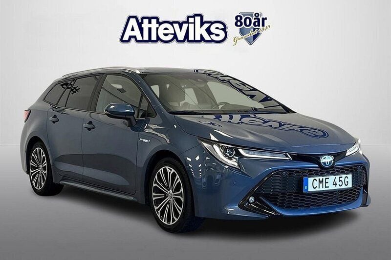 Blå Begagnad 2020 Toyota Corolla Kombi | 209 000 kr (Marknadspris) - Bild 1/4