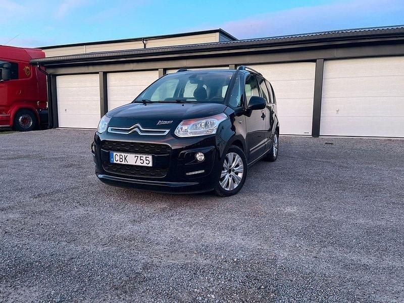 Svart Begagnad 2013 Citroën C3 Picasso Minibuss | 39 900 kr (Bra pris) - Bild 1/4