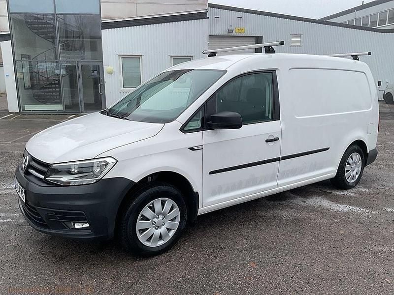 Vit Begagnad 2020 VW Caddy Maxi Minibuss | 99 600 kr (Superpris) - Bild 1/4