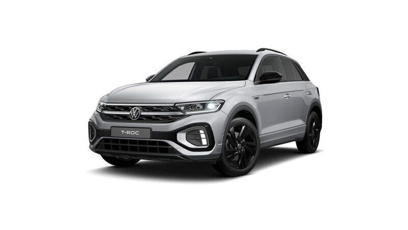 Silver Ny 2025 VW T-Roc R-line SUV | 449 900 kr (Marknadspris) - Bild 1/3