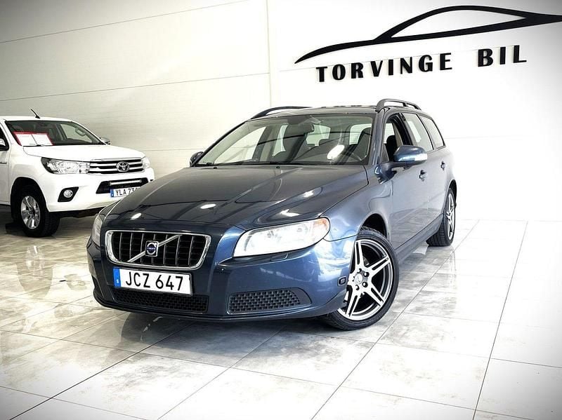 Blå Begagnad 2008 Volvo V70 Kinetic Kombi | 54 900 kr (Dyr) - Bild 1/4
