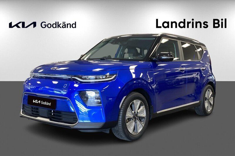 Blå Begagnad 2019 Kia Soul EV SUV | 199 000 kr (Lite dyr) - Bild 1/4