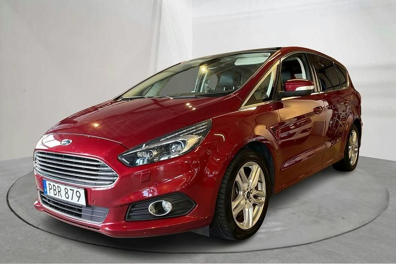 Röd Begagnad 2017 Ford S-MAX S Minibuss | 209 900 kr (Bra pris) - Bild 1/4