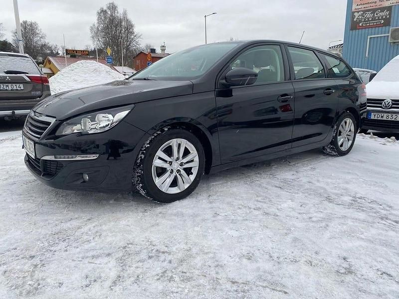 Svart Begagnad 2015 Peugeot 308 SW Active Kombi | 99 900 kr (Marknadspris) - Bild 1/4