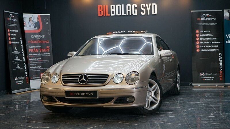 Ljusbrun Begagnad 2003 Mercedes CL500 SE Sportkupé | 399 800 kr - Bild 1/4