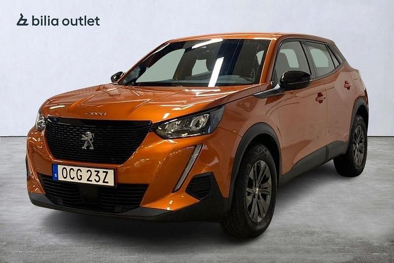 Orange Begagnad 2022 Peugeot 2008 Active SUV | 199 900 kr (Marknadspris) - Bild 1/3