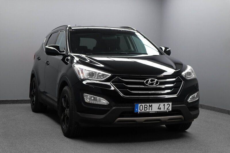 Svart Begagnad 2013 Hyundai Santa Fe SUV | 114 900 kr (Bra pris) - Bild 1/4