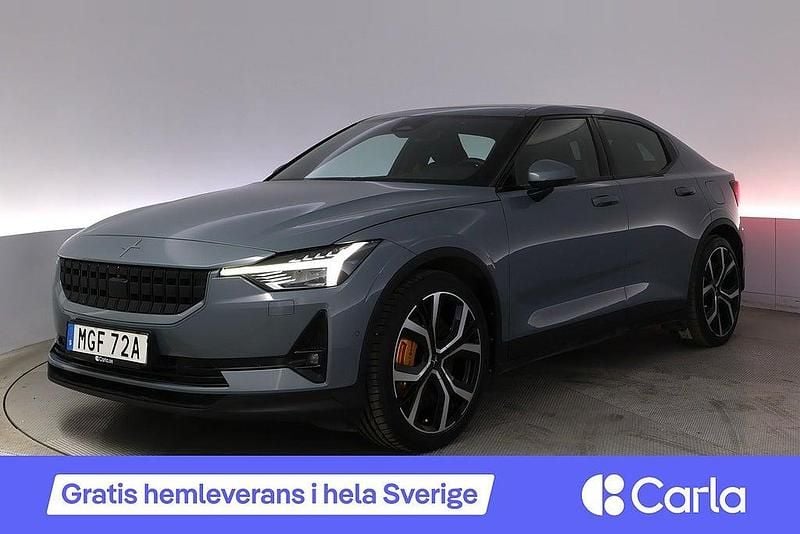 Begagnad Polestar 2 Performance 350 kW (476 HK) 2020 Grå Halvkombi
