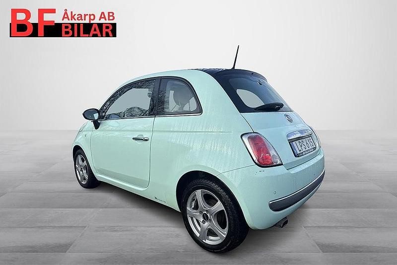 Begagnad Fiat 500 Lounge 69 HK (50 kW) 2014 Grön Halvkombi
