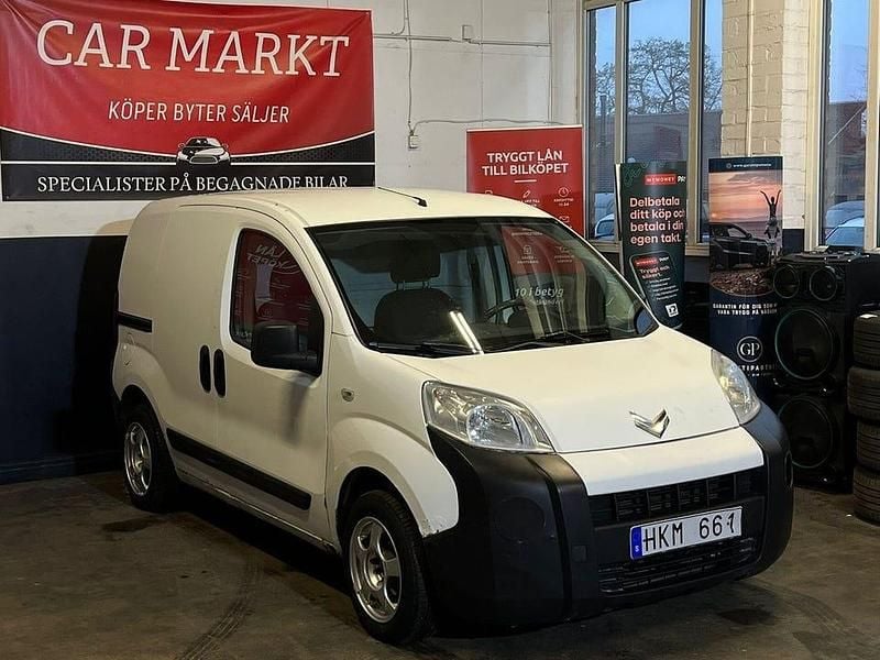 Vit Begagnad 2008 Citroën Nemo Minibuss | 24 900 kr (Marknadspris) - Bild 1/4