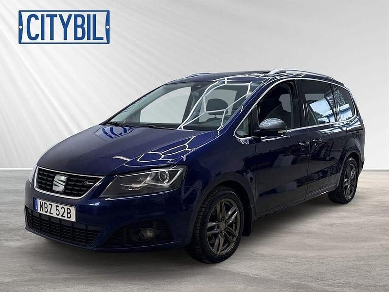 Atlantic blue metallic Begagnad 2021 Seat Alhambra FR-Line | 274 900 kr - Bild 1/4