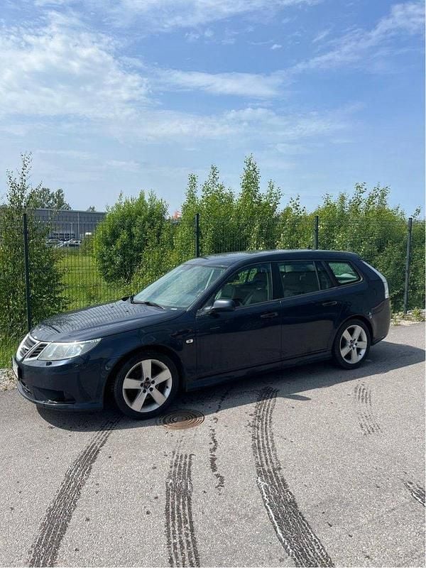 Blå Begagnad 2008 Saab 9-3 Vector Kombi | 29 900 kr (Marknadspris) - Bild 1/4