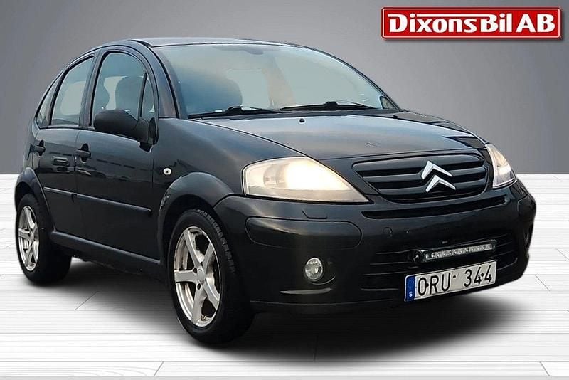 Svart Begagnad 2007 Citroën C3 Halvkombi | 24 500 kr (Marknadspris) - Bild 1/4