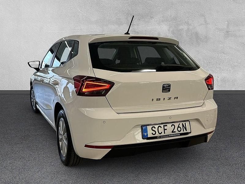 Begagnad Seat Ibiza Style 95 HK (69 kW) 2019 Vit Halvkombi