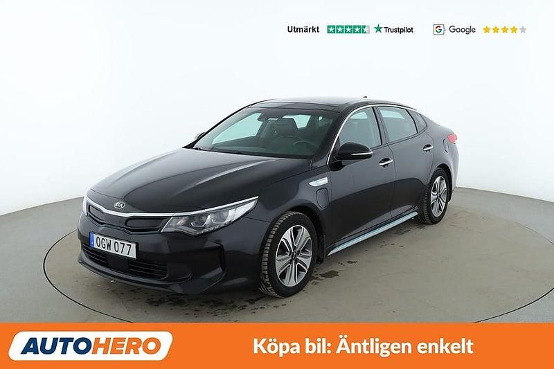 Svart Begagnad 2016 Kia Optima Hybrid Comfort Sedan | 157 000 kr (Lite dyr) - Bild 1/4