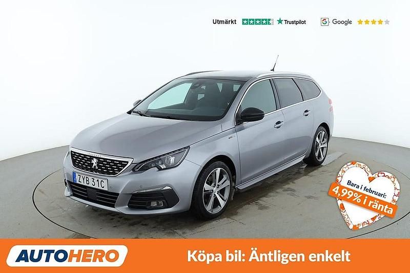 Begagnad Peugeot 308 SW GT-line 132 HK (97 kW) 2019 Grå Kombi