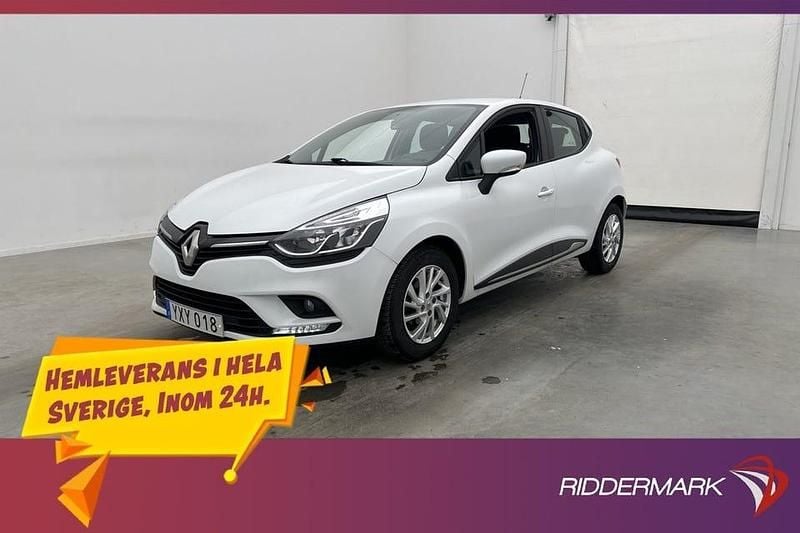 Vit Begagnad 2018 Renault Clio IV Zen Halvkombi | 109 800 kr (Marknadspris) - Bild 1/3