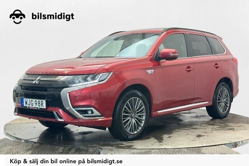 Röd Begagnad 2019 Mitsubishi Outlander P-HEV Edition SUV | 199 900 kr (Bra pris) - Bild 1/3