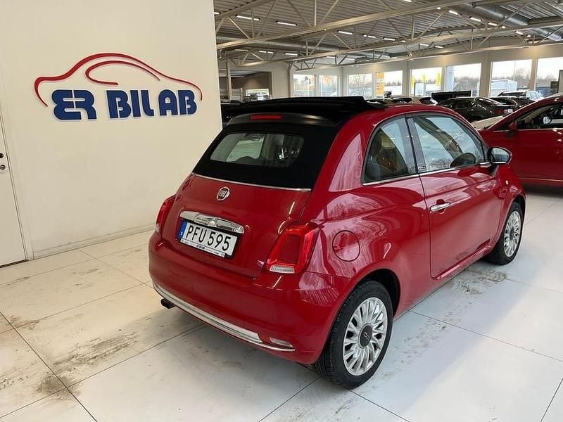 Begagnad Fiat 500C 69 HK (50 kW) 2017 Röd Cab