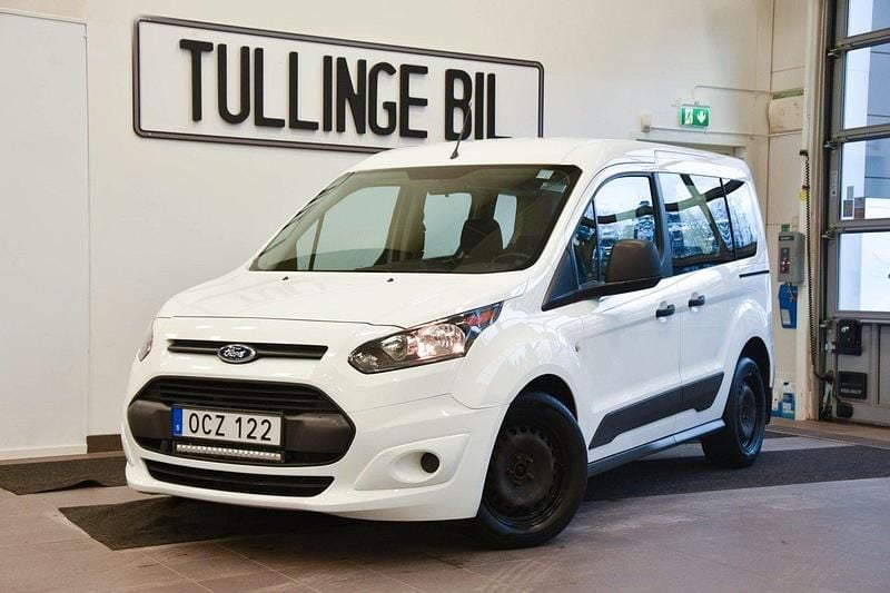Vit Begagnad 2016 Ford Tourneo Connect Minibuss | 164 900 kr - Bild 1/4