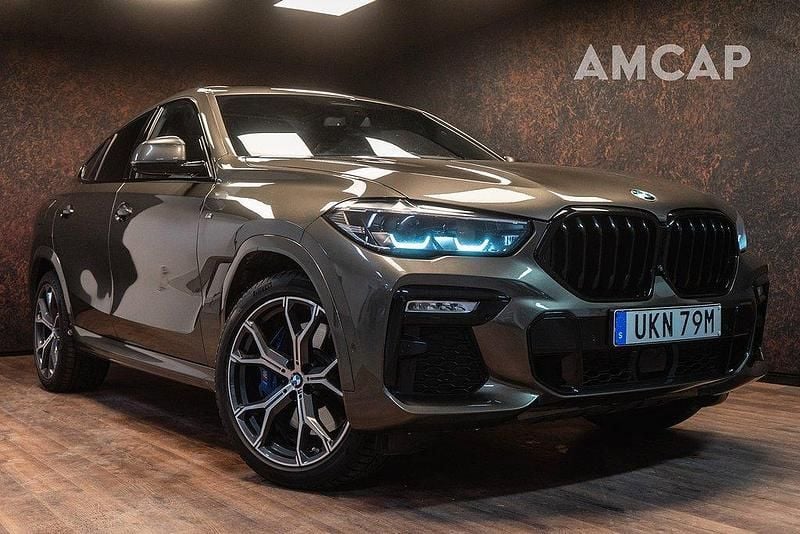 Brun Begagnad 2020 BMW X6 M Sport SUV | 569 500 kr - Bild 1/4