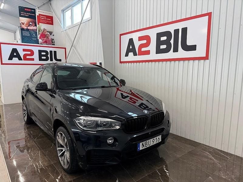 Svart Begagnad 2016 BMW X6 M Sport SUV | 310 000 kr (Marknadspris) - Bild 1/4